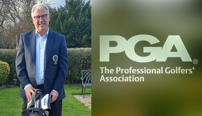 Roger Gray PGA Professional Coach with Clubs